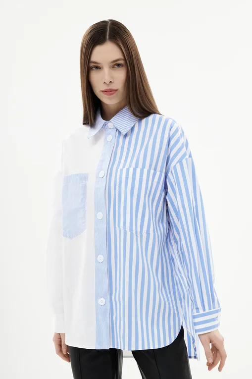 Рубашки Diana Gallesi 5357R001533N 1 BIANCO/AZZURRO