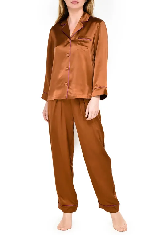 Блузки Eres 802002 noisette/rouge a le 00910