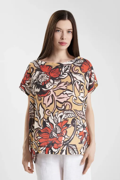 Блузки LaFabbricaDelLino A40515 V08