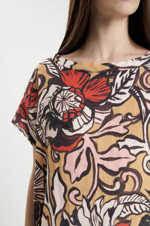 Блузки LaFabbricaDelLino A40515 V08