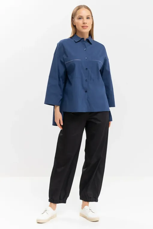 Блузки LaFabbricaDelLino A40600 419