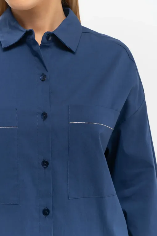 Блузки LaFabbricaDelLino A40600 419