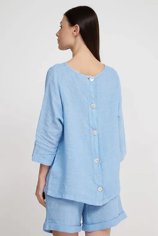 Блузки LaFabbricaDelLino ES913 410