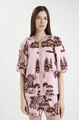 Las Surenas BalloonShirt_AW25 Rose