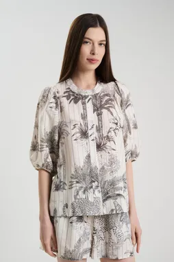 Las Surenas BalloonShirt_S25 Tropique Ecru