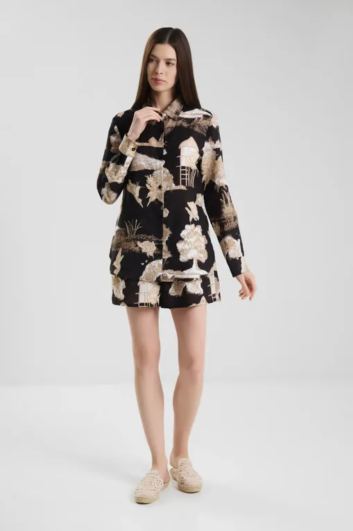 Блузки Las Surenas Shirt_S25 Thailand Black