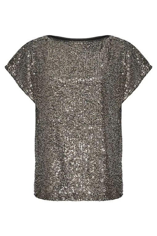 Блузки Luisa Viola 2517L000644N 022 NERO BRONZO