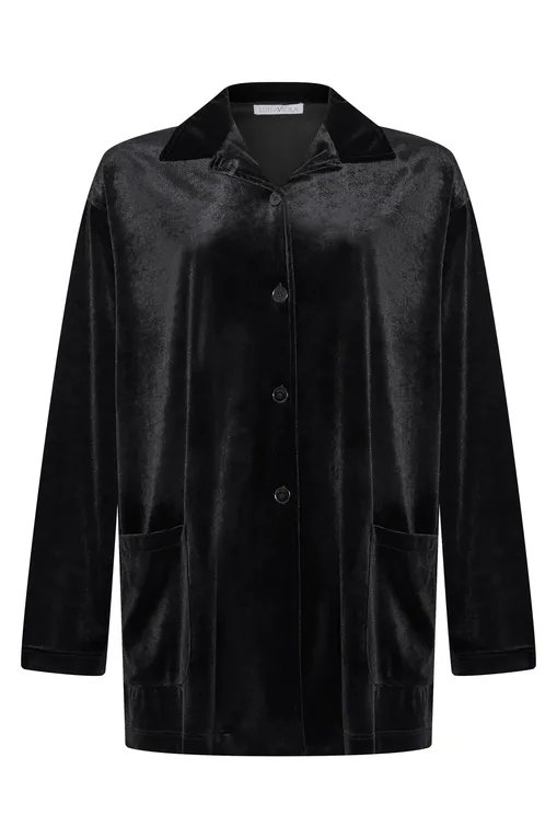 Блузки Luisa Viola 5314F000775N 033 NERO SOLIDO