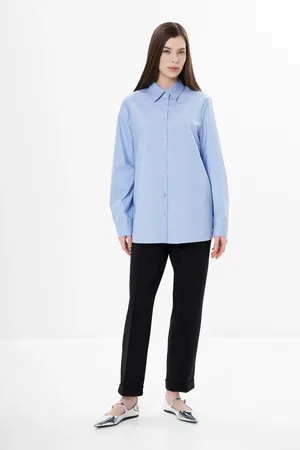 Luisa Viola 5324F000785N 001 STRIPED LIGHT BLUE