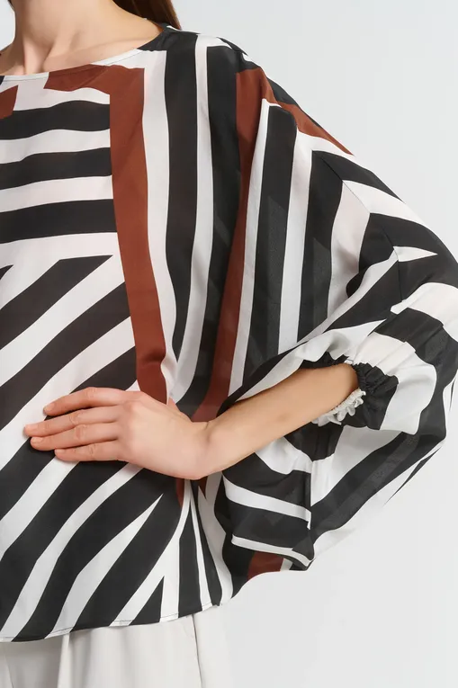 Блузки Max Mara CAMINO 2516111039 001 COCOA tema1