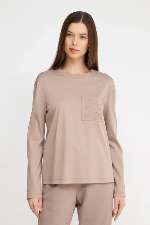 Лонгсливы Max Mara Leisure DRAGHI 242694608 002 TURTLEDOVE