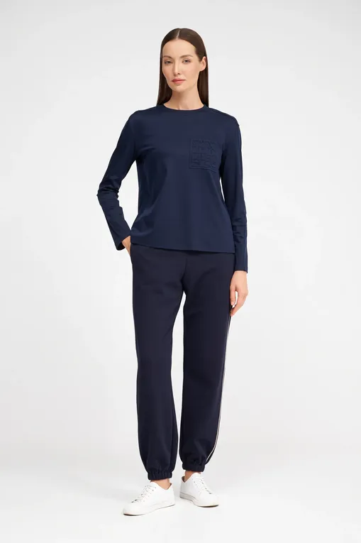 Лонгсливы Max Mara Leisure DRAGHI 242694608 004 NAVY