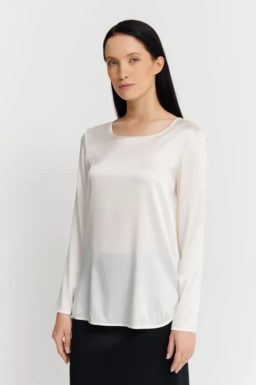 Блузки Max Mara Leisure MOLDAVA 242619602 005 WHITE