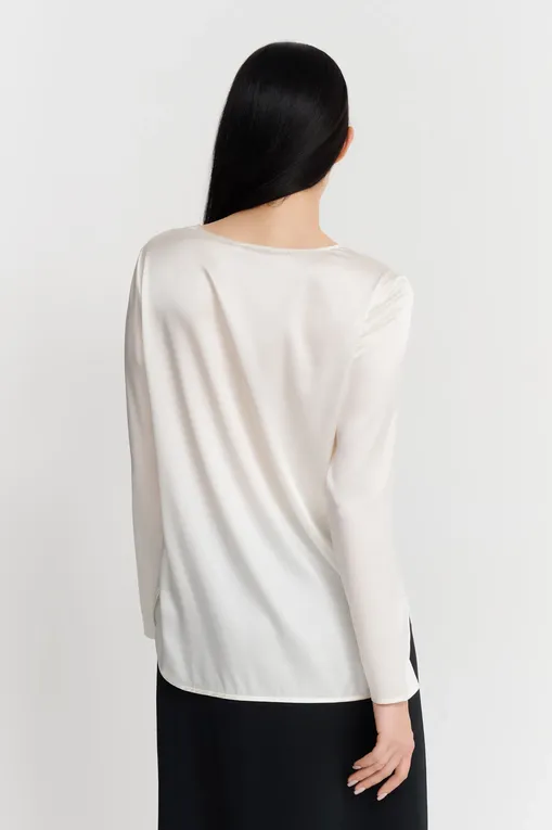 Блузки Max Mara Leisure MOLDAVA 242619602 005 WHITE