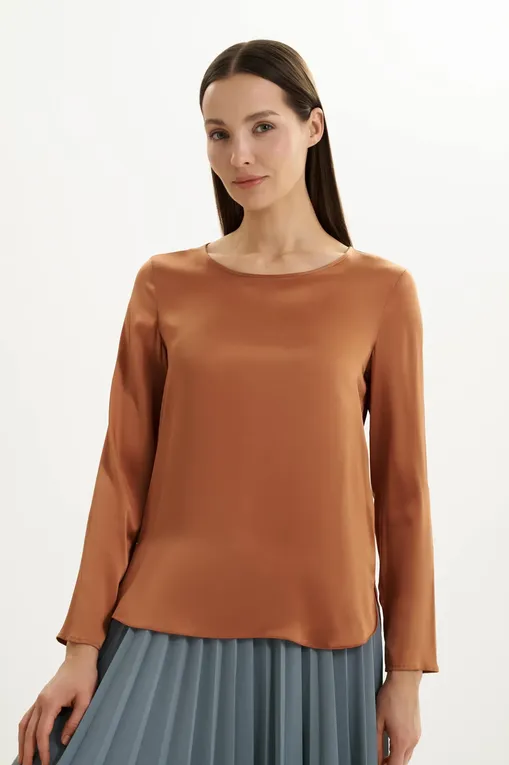 Блузки Max Mara MOLDAVA_aw19 025 Оранжевый