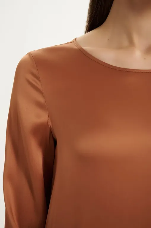 Блузки Max Mara MOLDAVA_aw19 025 Оранжевый