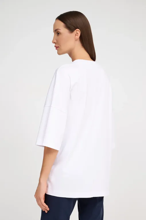 Блузки Max Mara Leisure ORLEANS 242694602 003 OPTICAL WHITE