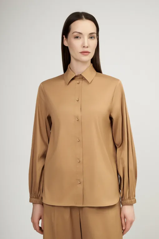 Блузки Max Mara PANDA 2516111019 002 HAZELNUT BROWN