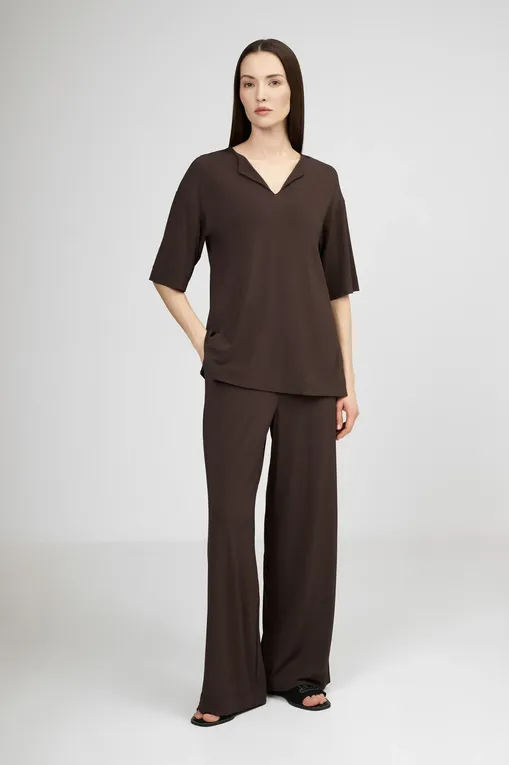 Блузки Max Mara RIGEL 2516941069 008 COFFEE