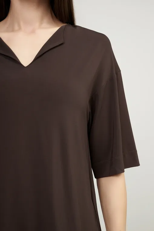 Блузки Max Mara RIGEL 2516941069 008 COFFEE