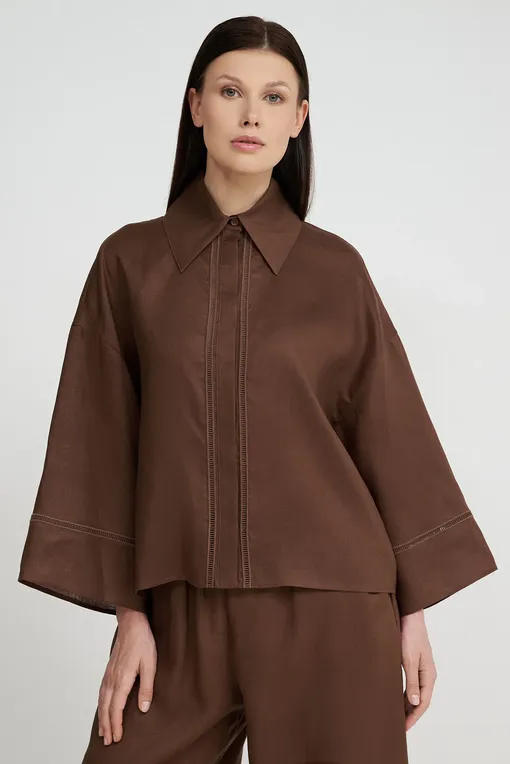 Блузки Max Mara Leisure ROBINIA 241611103 006 CHOCOLATE