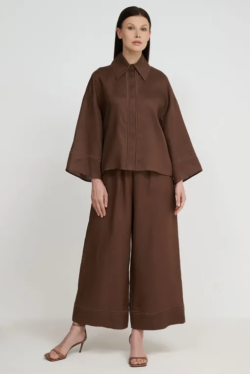 Блузки Max Mara Leisure ROBINIA 241611103 006 CHOCOLATE