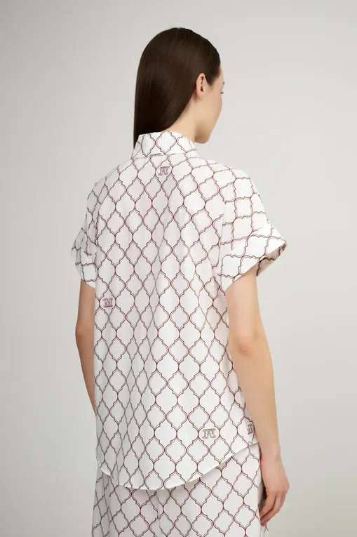 Блузки Max Mara SPONDA 2516111029 003 OPTICAL WHITE
