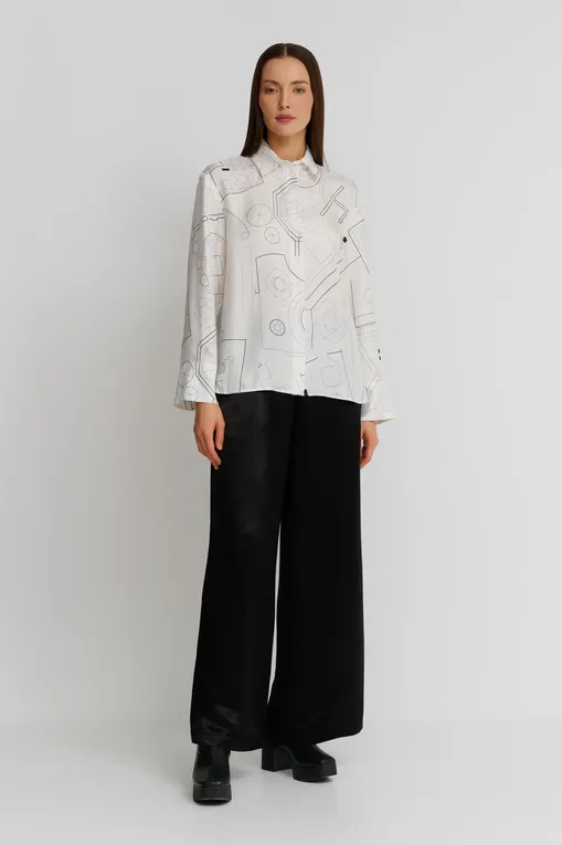 Блузки Max Mara Leisure URNA 242611602 006 WHITE