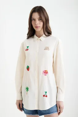 Mc2 Saint Barth BRIGITTE POPELINE SB FRUIT 10 EMB