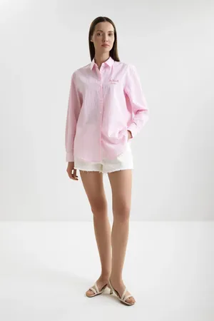 Mc2 Saint Barth BRIGITTEEMBRY SEERSUCKER SNOOPY STRIPES V 21 EMB