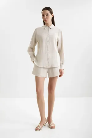 Mc2 Saint Barth MEREDITH_PL LINEN 10 CREAM (05434H)