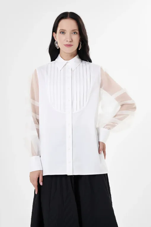 Блузки Milva Mi 8122 20 BIANCO