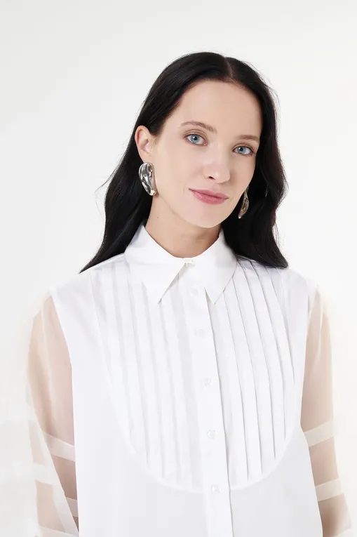 Блузки Milva Mi 8122 20 BIANCO