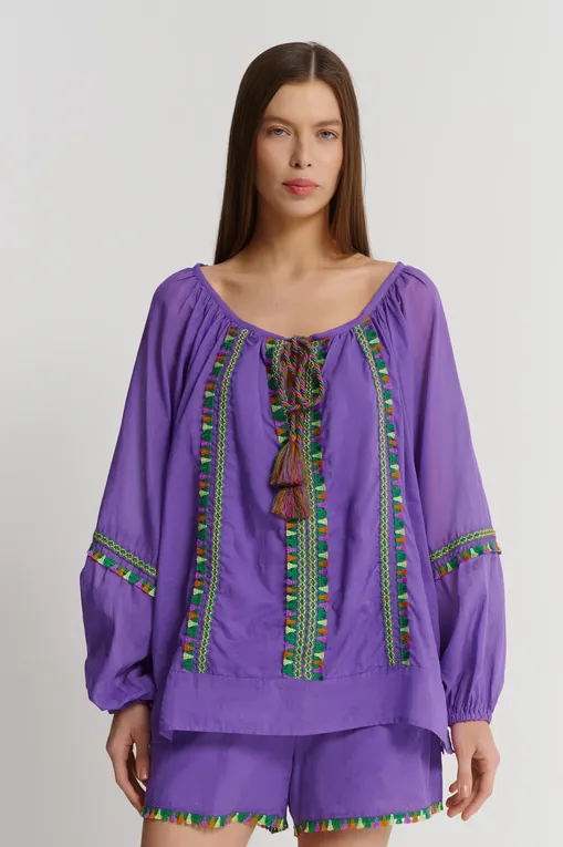 Блузки Miss Bikini V5041D COVI VIOLA