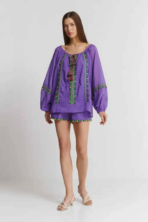 Блузки Miss Bikini V5041D COVI VIOLA