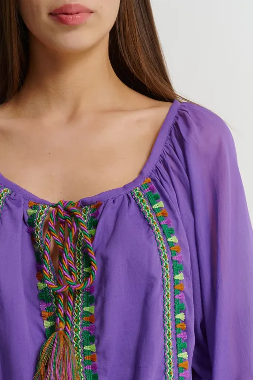 Блузки Miss Bikini V5041D COVI VIOLA