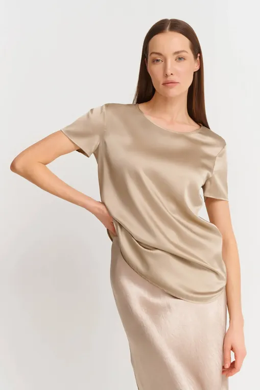 Блузки MM by MaxMara CORTONA 251611101 017 SAND