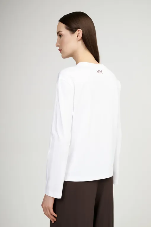 Блузки MM by MaxMara DAFNE 251694107 011 OPTICAL WHITE