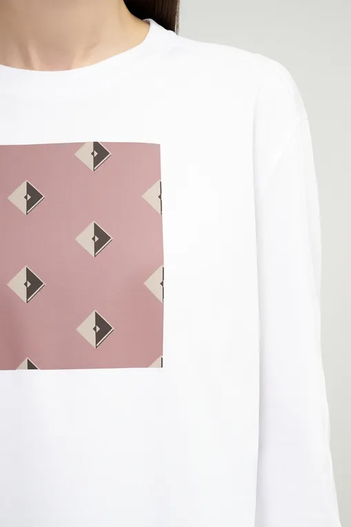 Блузки MM by MaxMara DAFNE 251694107 011 OPTICAL WHITE