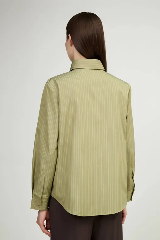 Блузки MM by MaxMara DARDANO 2516111048 002 KAKI