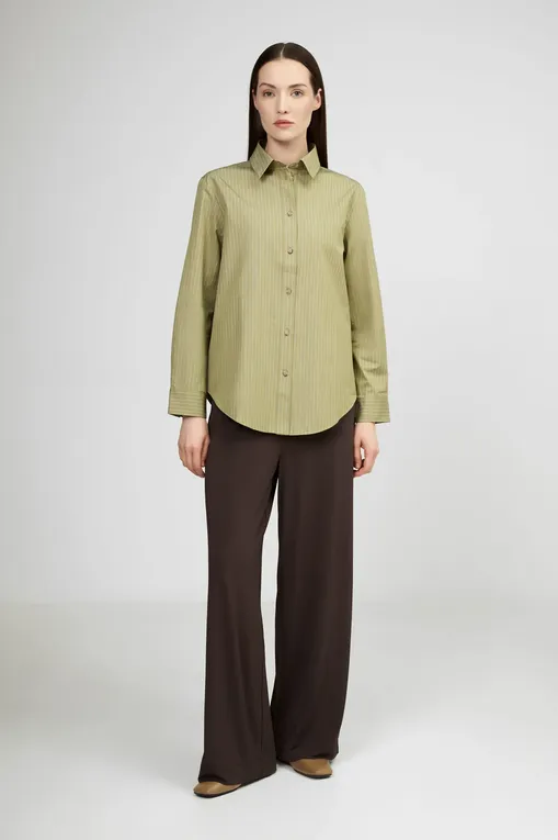 Блузки MM by MaxMara DARDANO 2516111048 002 KAKI