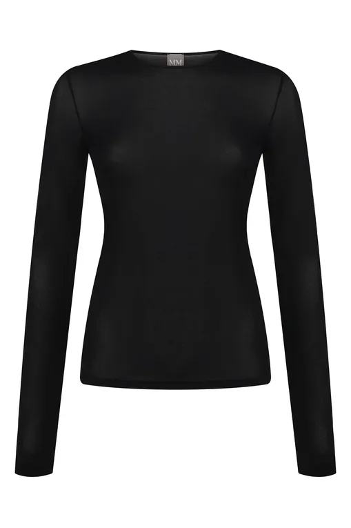 Блузки MM EFFETTO 252694603 006 BLACK