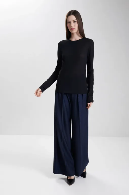 Блузки MM EFFETTO 252694603 006 BLACK