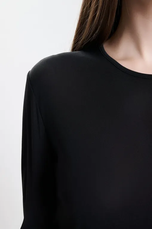 Блузки MM EFFETTO 252694603 006 BLACK