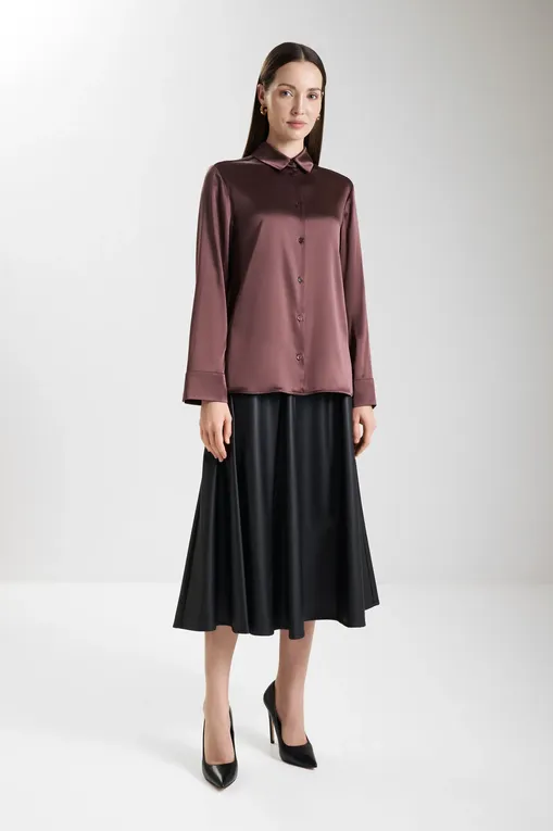 Блузки MM by MaxMara EMIRO 252611601 023 BORDEAUX