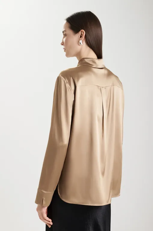 Блузки MM by MaxMara EMIRO 252611601 024 CAMEL