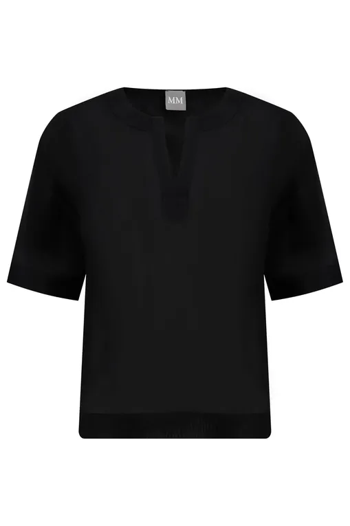 Блузки MM by MaxMara FIDATO 2516941078 005 BLACK