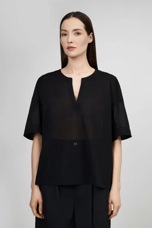 Блузки MM by MaxMara FIDATO 2516941078 005 BLACK