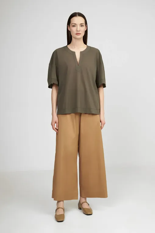 Блузки MM FIDATO 2516941078 002 DARK GREEN