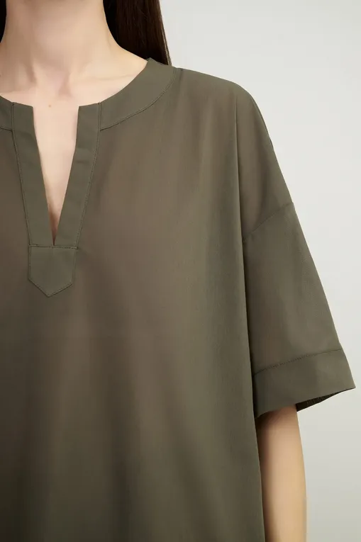 Блузки MM FIDATO 2516941078 002 DARK GREEN